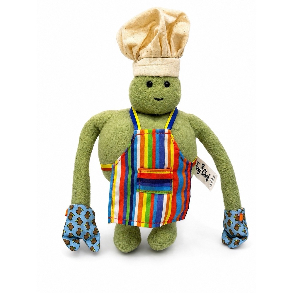 The Tiny Chef Show Ed #6 Plush Doll 2026 Chef Hat Apron Mitts w/ Box